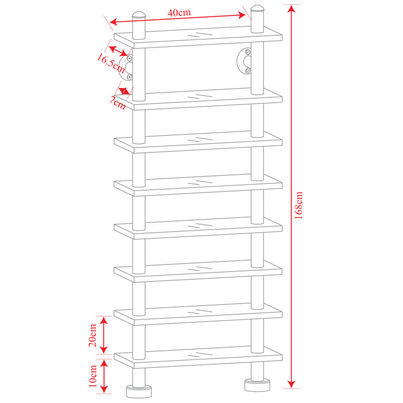Rebrilliant Multimedia Wall Mounted Open DVD/CD Shelf & Reviews